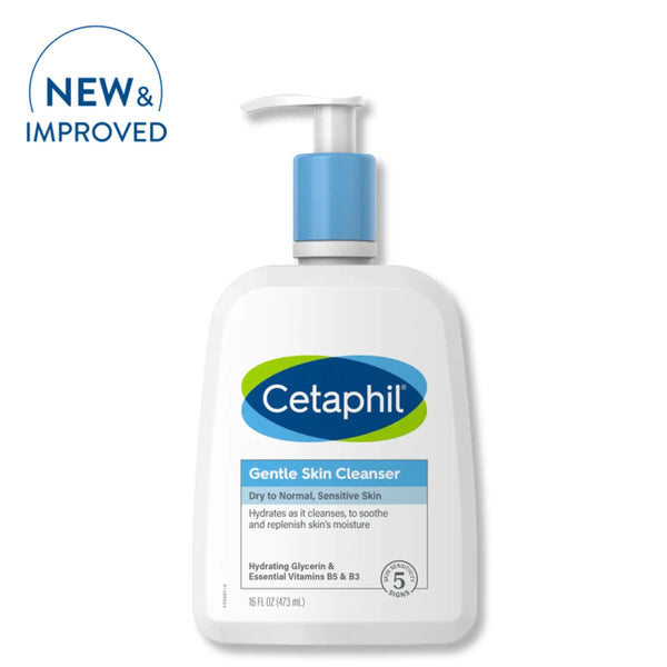 CETAPHIL GENTLE SKIN CLEANSER FOR DRY, SENSITIVE SKIN FACE & BODY 473ML cetaphil