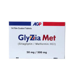 Glyzia Met Tablets 50/500mg – Sitagliptin & Metformin for Type 2 Diabetes