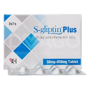 S-Gliptin Plus – Sitagliptin & Metformin for Type 2 Diabetes – Available in Pakistan