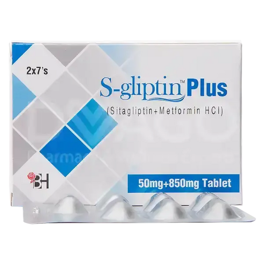 S-Gliptin Plus – Sitagliptin & Metformin for Type 2 Diabetes – Available in Pakistan