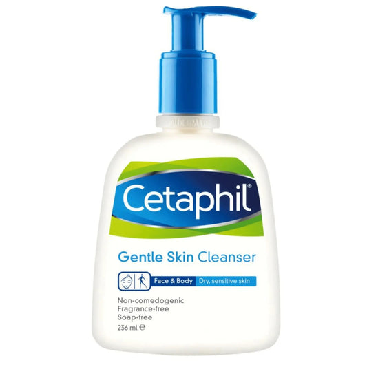 Cetaphil Gentle Skin Cleanser: Non-Comeogenic, Fragrance-Free, Soap-Free Formula in 236ml