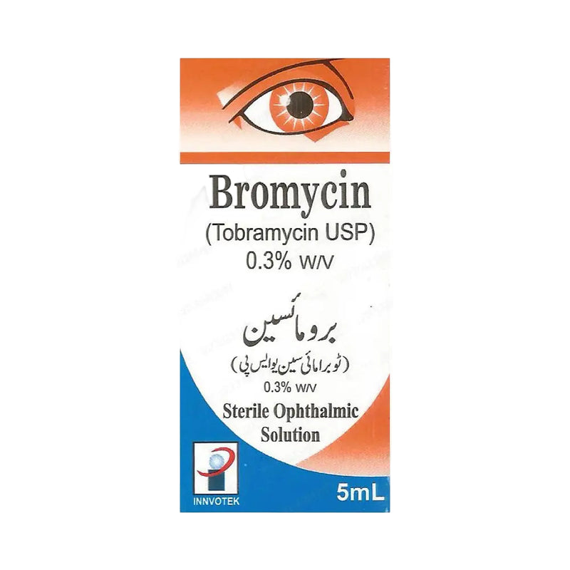 Bromycin Ear Drops 0.3% 5ml — Tobramycin Antibiotic for Ear Infections