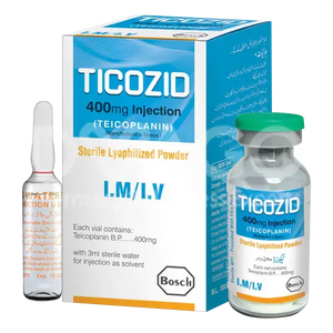 Ticozid 400mg IM/IV Injection - Bosch Pharmaceuticals | derma.pk
