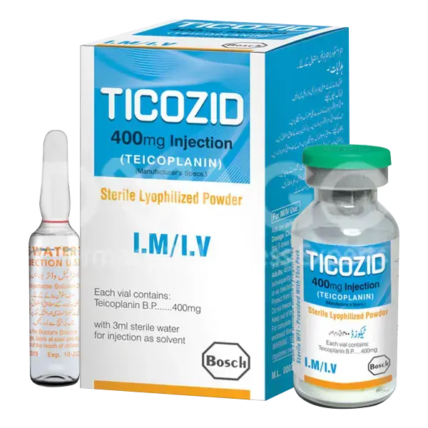 Ticozid 400mg IM/IV Injection