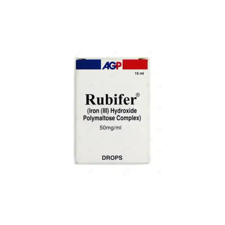 RUBIFER Oral Drop 15ML 1’s – Effective Iron Supplement for Anemia Relief AGP