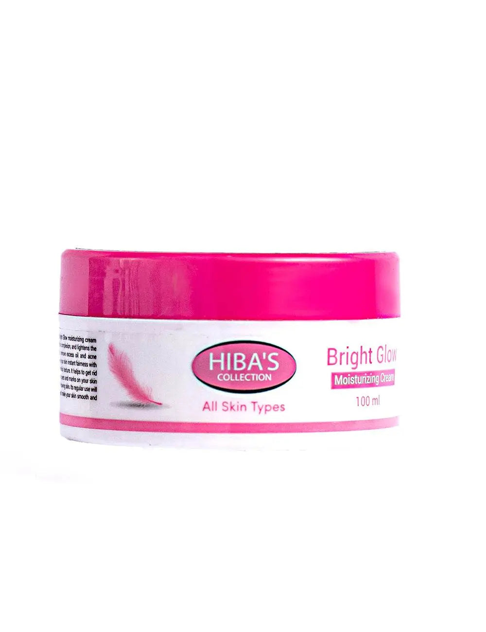 Hiba's Collection (Bright Glow Cream) – back of packaging