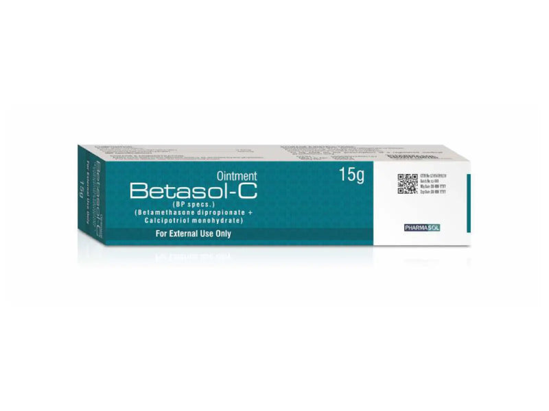 Betasol-C Ointment 0.5mg/50mcg – Betamethasone Dipropionate & Calcipotriol for Psoriasis