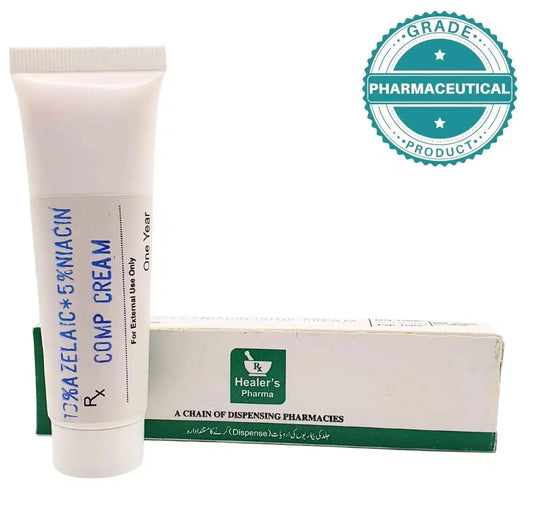 Healers Pharma 10% Azelaic + 5% Niacinamide Compound Cream