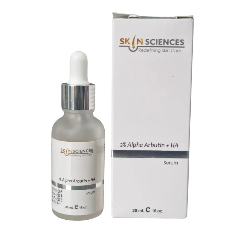 Skin Sciences 2% Alpha Arbutin + Hyaluronic Acid Serum 30ml
