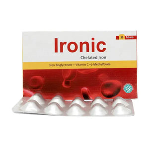 Ironic Tablets – Iron, Vitamin C & L-Methylfolate for Anaemia