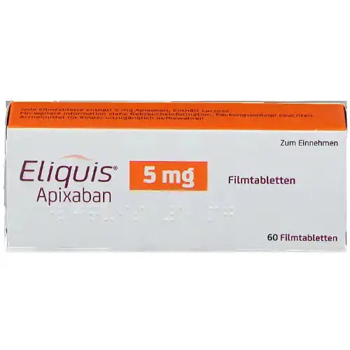 Eliquis Tablets 5mg — Apixaban for Stroke & Blood Clot Prevention