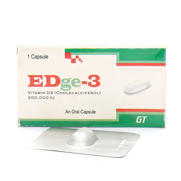 Edge-3 200,000 IU – High Strength Vitamin D3 for Bone Health