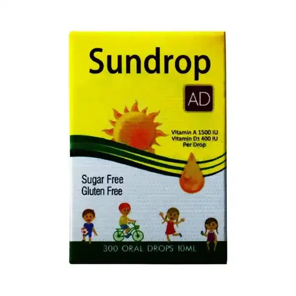 Sundrop AD Oral Drops 20ml – Vitamin A & D Supplement for Bone & Immune Health