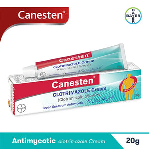 Canesten Clotrimazole Cream 1% 20g – Antifungal Treatment for Skin Infections