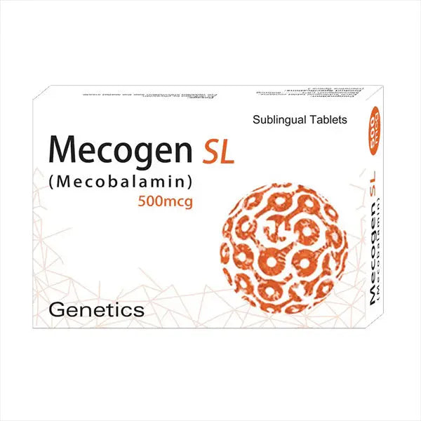 Mecogen SL 500mcg Tablets — Mecobalamin Vitamin B12 for Anemia & Nerve Health