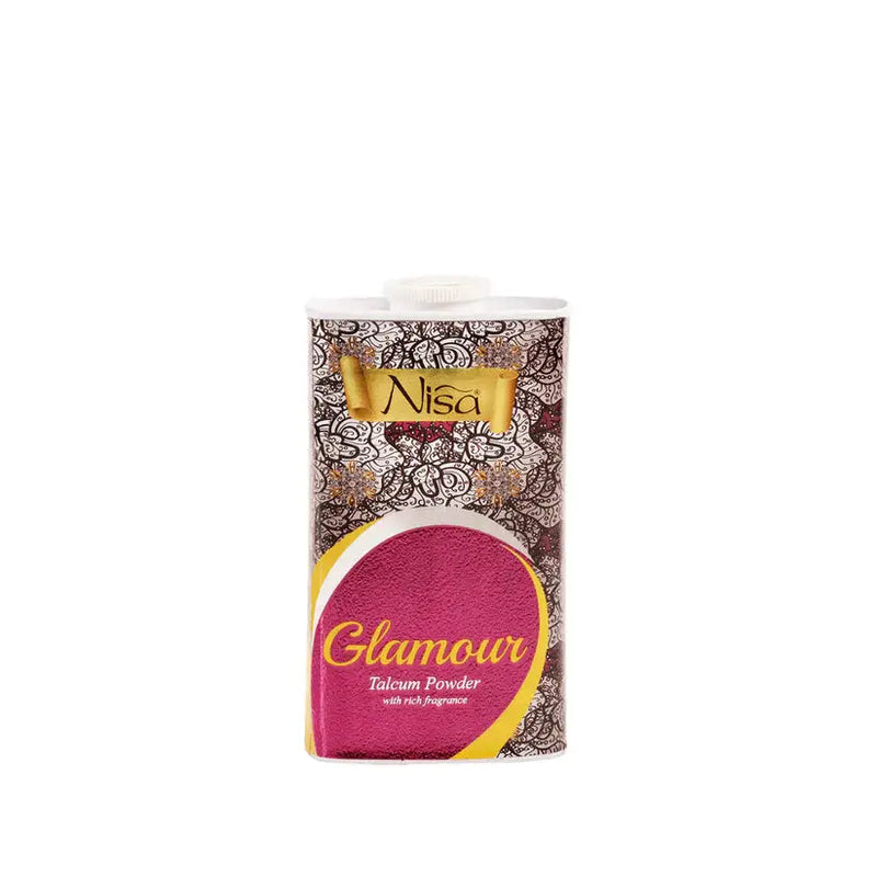 Nisa Tin Talcum Glamour 100gm