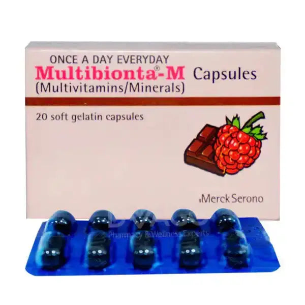 Vitamin B Complex - Multibionta-M Capsules Buy Now at Derma.pk