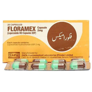 Floramex 2mg Capsules — Loperamide Diarrhea & Gut Relief