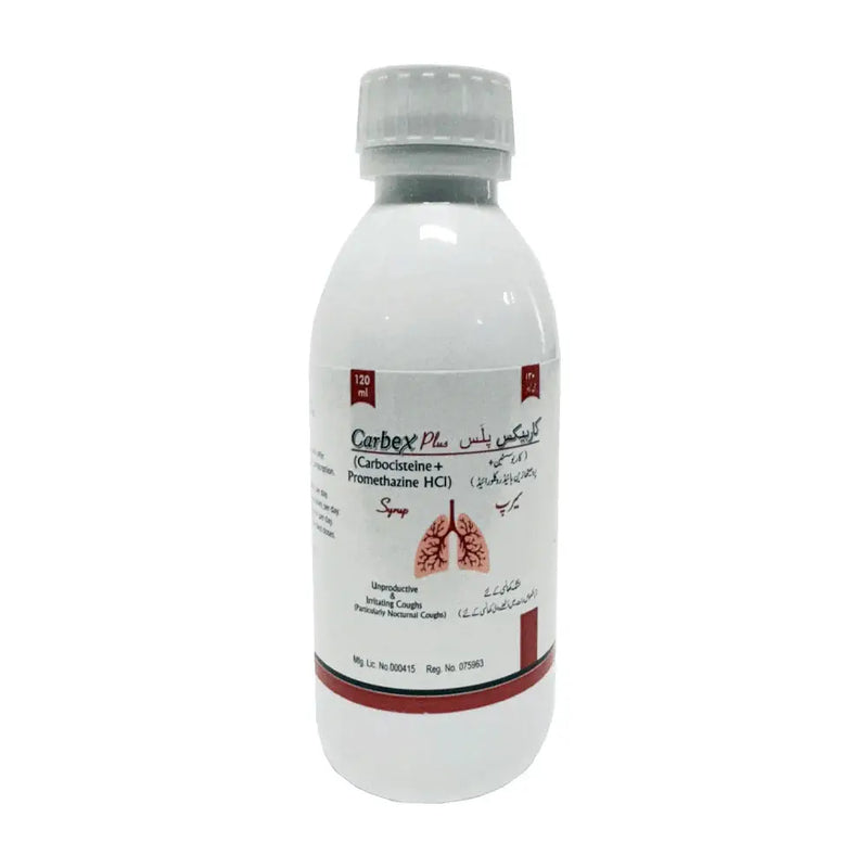 Carbex Plus Syrup 120ml — Mucus Cough & Allergy