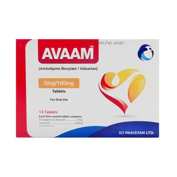 Avaam 5mg/160mg Tab