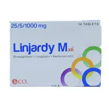 Linjardy MXR 25/5/1000mg Tablets – Empagliflozin + Linagliptin + Metformin XR