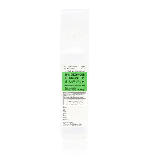 25% Dextrose Injection 25ml – Available in Pakistan