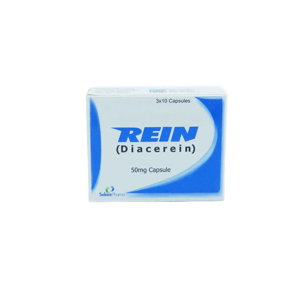 Rein 50mg Capsule – Diacerein for Osteoarthritis & Joint Pain Relief solace pharma