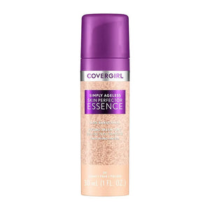 Covergirl - Simply Ageless Skin Perfector Essence Foundation (beads slightly melted) – front of packaging