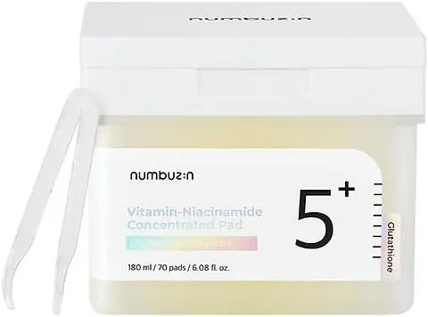 Numbuzin NO.5 Vitamin Niacinamide Concentrated Toner Pads – front of packaging