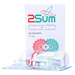 2Sum IM/IV Injection 2g (Cefoperazone/Sulbactam) - Sami Pharma | derma.pk