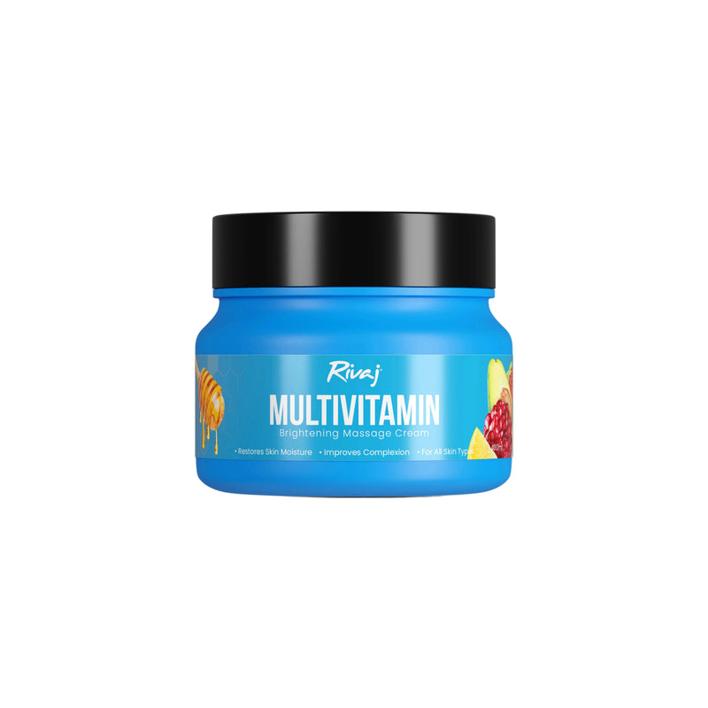 Rivaj Multi Vitamin Massage Cream 400ml – Nourishing Cream for Soft Skin