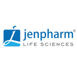 Jenpharm Life Sciences logo on a white background