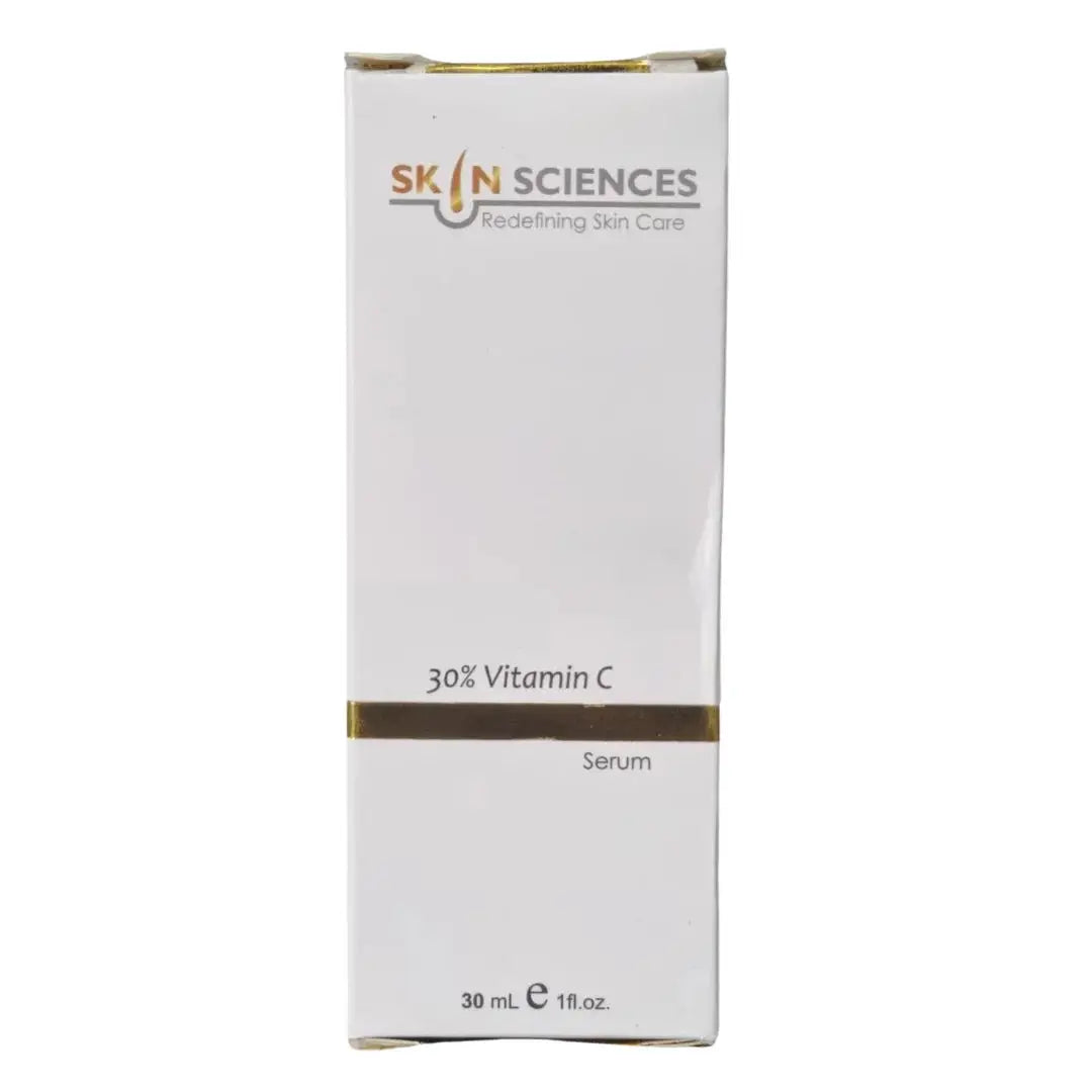 Skin Sciences 30% Vitamin C Serum bottle — collagen boosting, dark spot corrector Pakistan