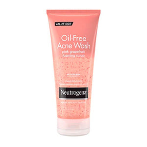 Neutrogena Oil-Free Acne Wash Pink Grapefruit Foaming Scrub 198ml
