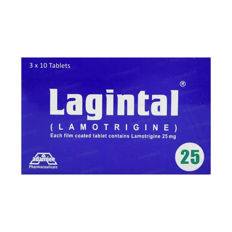Lagintal 25mg Tablets – Lamotrigine for Epilepsy & Seizure Management