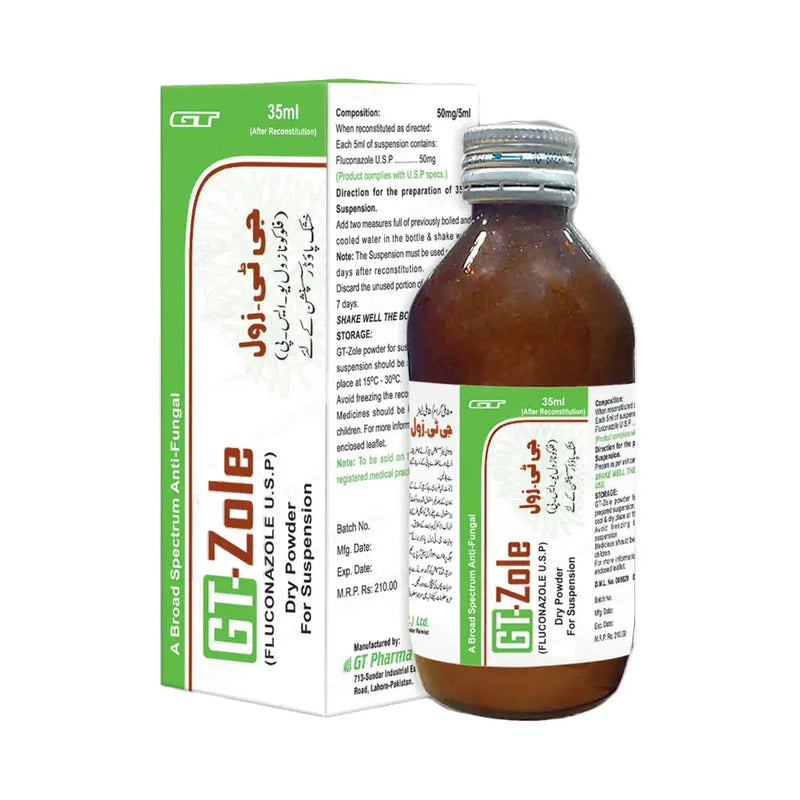 GT Zole Syrup 35ml – Fluconazole Antifungal Suspension