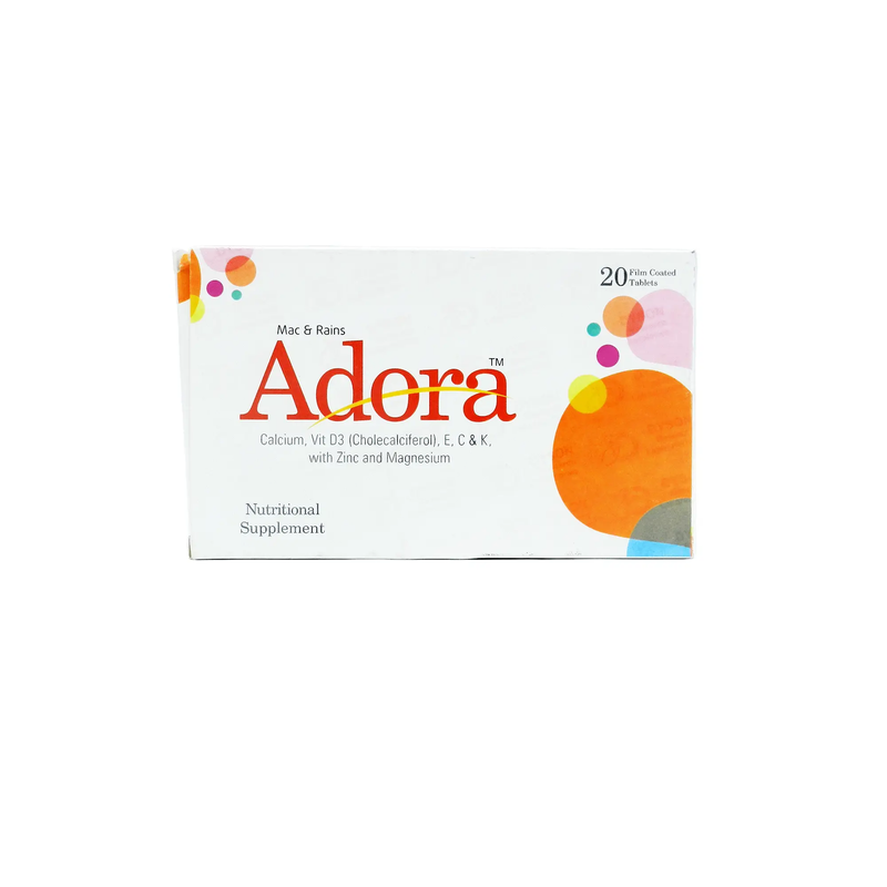 Adora Tablets – Calcium and Vitamin D3 for Bone Health