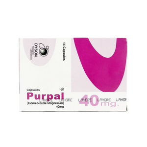 Purpal 40mg Capsules – Esomeprazole for Acidity & GERD | Derma.pk