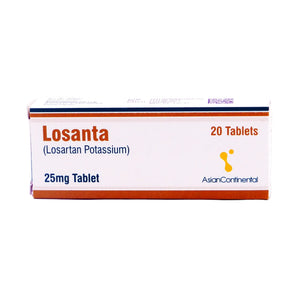 Losanta 25mg Tablets 30's — Losartan Potassium