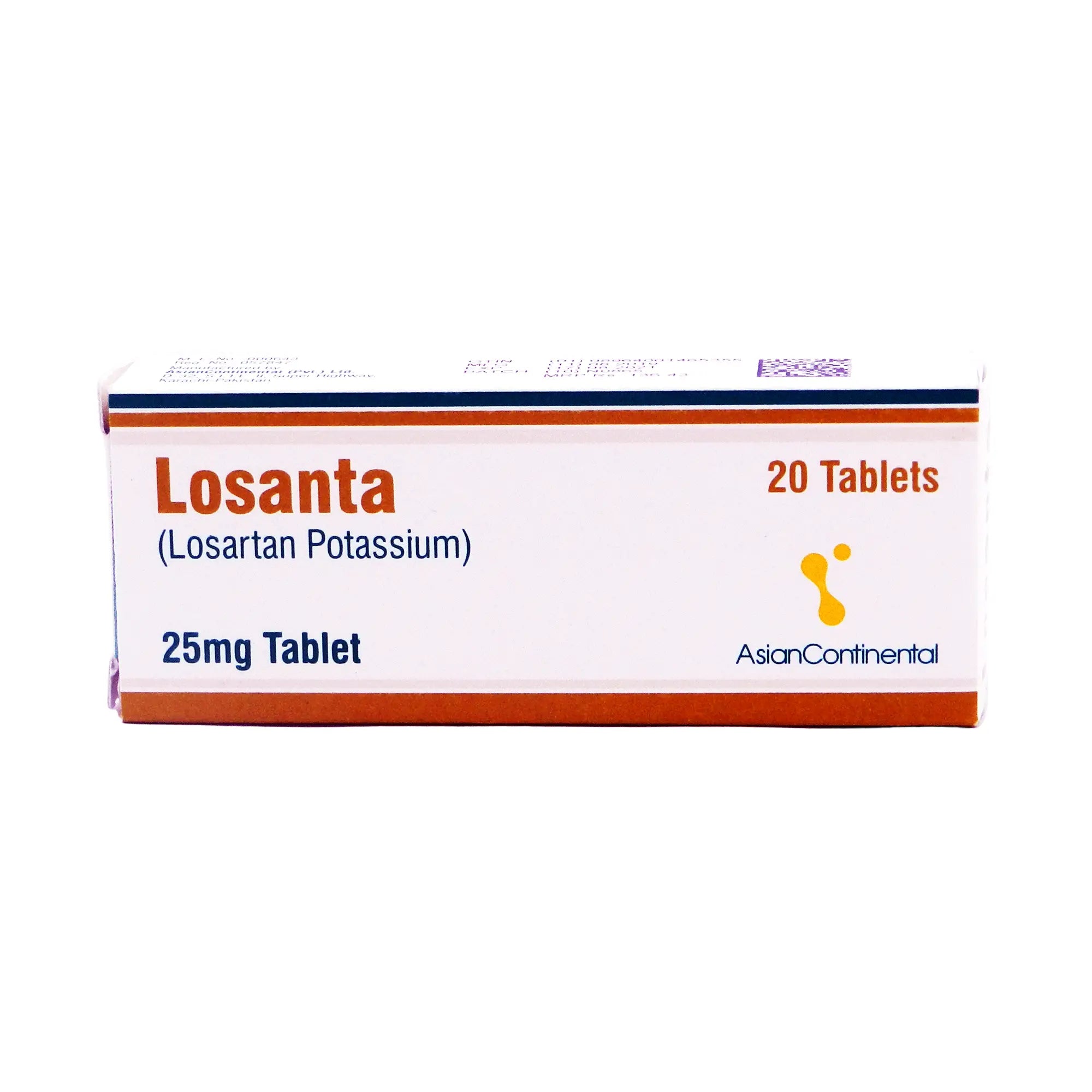 Losanta 25mg Tablets 30s — Losartan Potassium ARB for Hypertension | Derma.pk