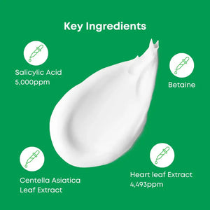 Nine less Nineless A-Control Heartleaf & BHA Foam Cleanser – additional product angle