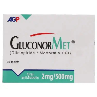 GLUCONORMET 2/500MG Tab 30's AGP