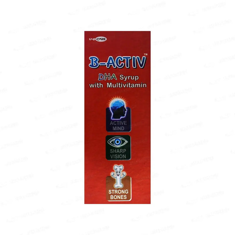Bactiv Syrup 120ml – DHA & Multivitamins for Brain & Overall Health