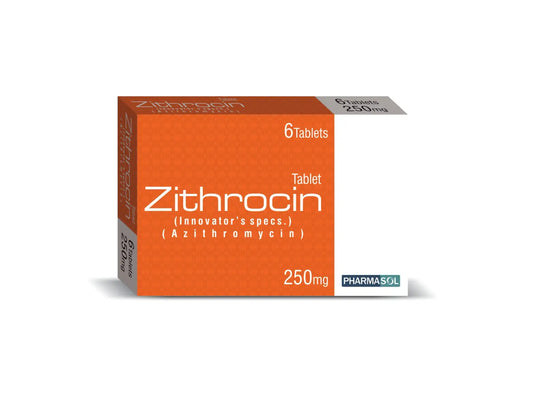 Zithrocin 250mg Tablets – Azithromycin for Bacterial Infections – Available in Pakistan