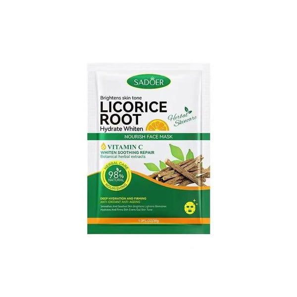  Licorice root face mask