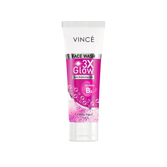 Vince 3X Glow Face Wash Vitamin B3 Rose Water Cleanser