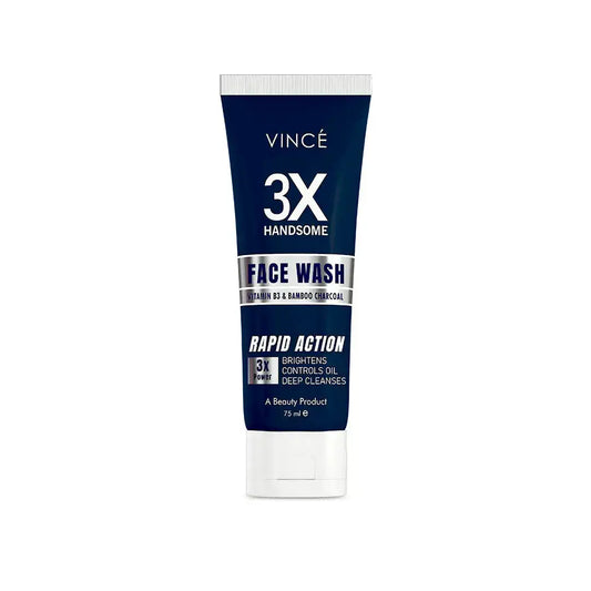 Vince 3X Handsome Face Wash Oil Control Deep Cleanser