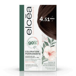Elcea Mocha Permanent Hair Dye 4.51
