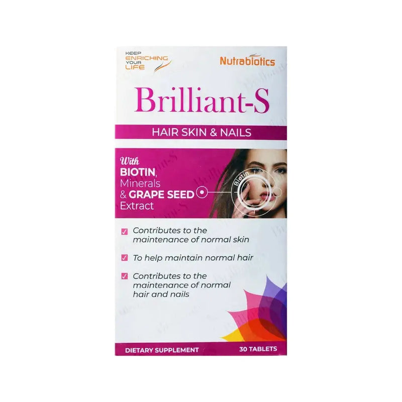 Brilliant S Tablets Hair Skin Nails Multivitamin Support