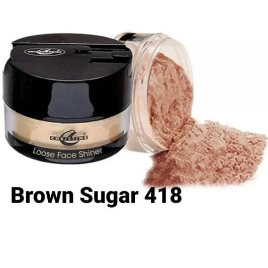Christine Loose Face Shiner 418 Brown Sugar | derma.